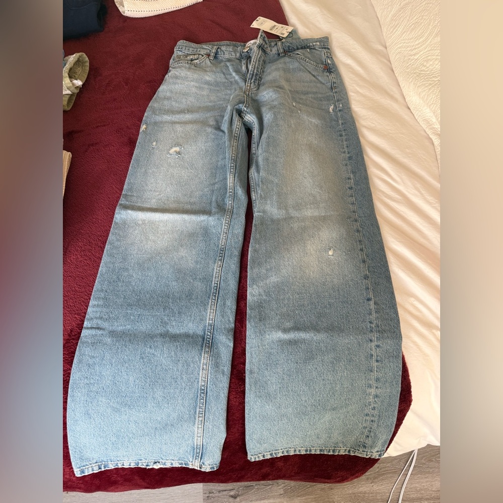 Zara baggy loose jeans